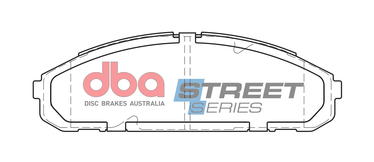 Ss Street Series Brake Pads Nissan Patrol 1988 1997 Front DB1257SS - DBA