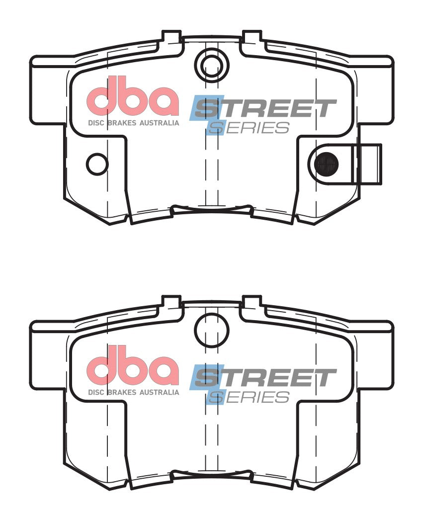 Ss Street Series Brake Pads Honda/Isuzu & Suzuki 1985-2014 Rear DB1265SS - DBA