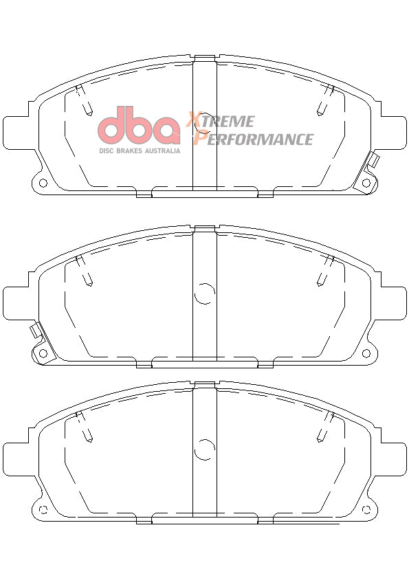 Xp Performance Brake Pads Honda/Isuzu & Nissan 1999-2014 Front DB1333XP - DBA