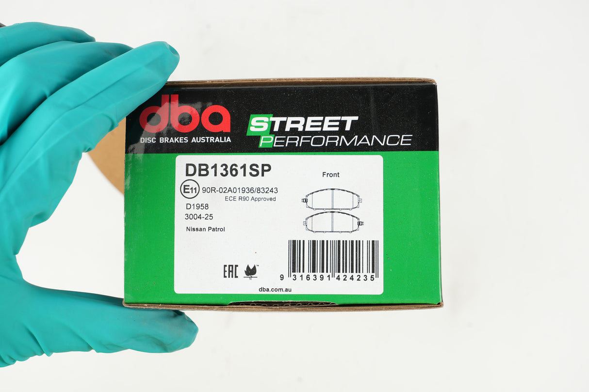 Sp Performance Brake Pads Nissan Patrol 1998-2014 Front R90 Approved DB1361SP - DBA