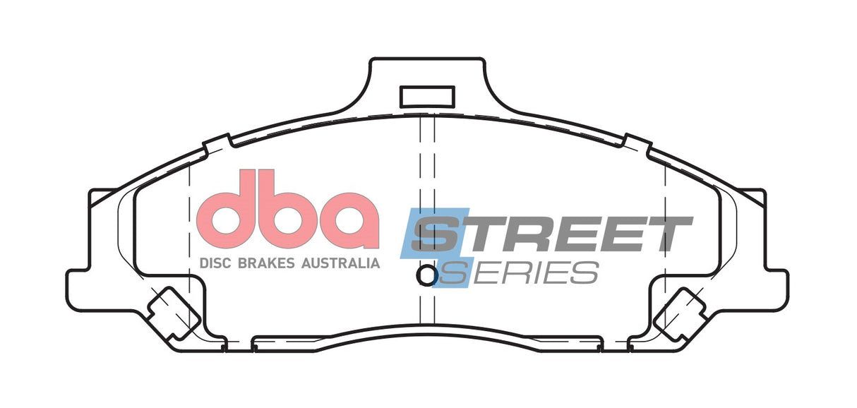 Ss Street Series Brake Pads Ford & Mazda 1999-2014 Front DB1366SS - DBA