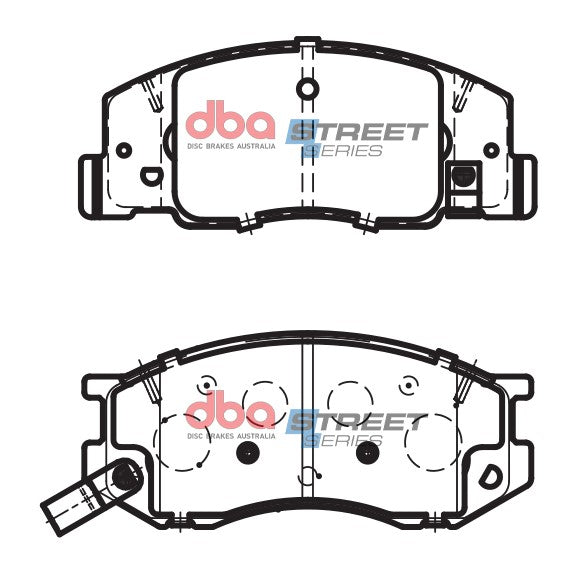 Ss Street Series Brake Pads Toyota 1994-2014 Front DB1372SS - DBA