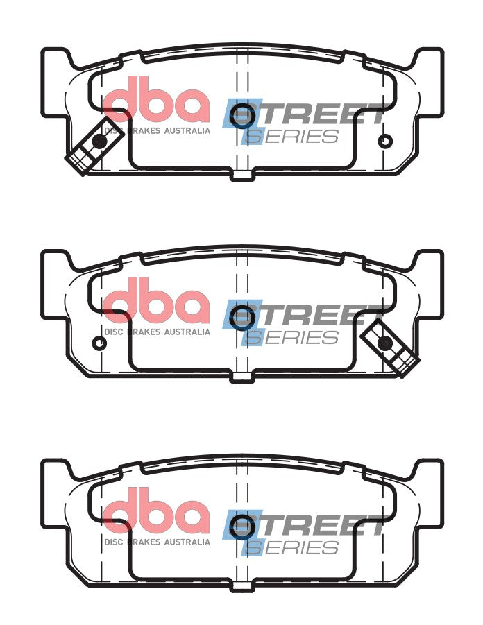 Ss Street Series Brake Pads Nissan/Infinity 1993-2001 Rear DB1399SS - DBA