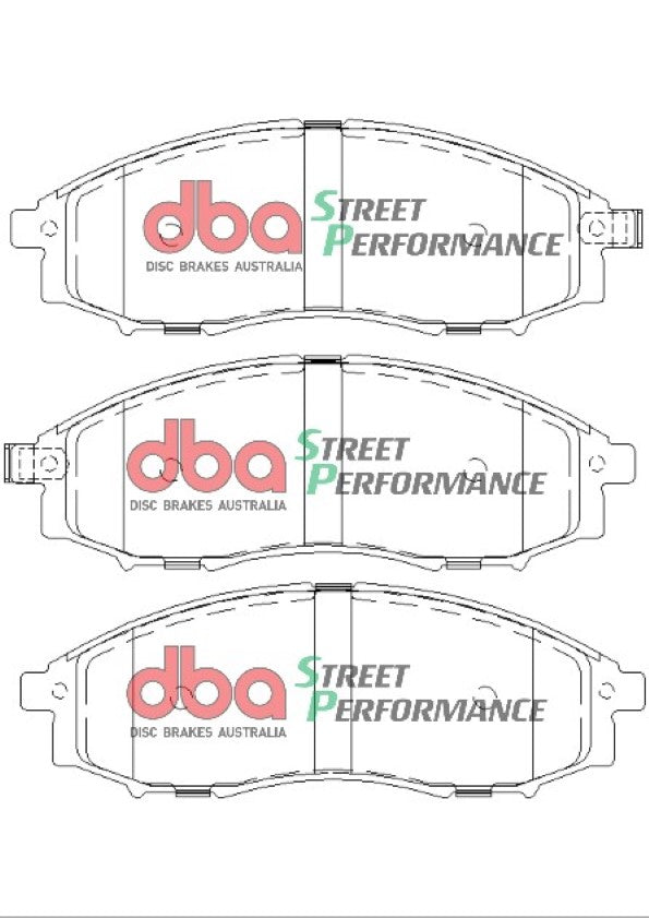 Sp Performance Brake Pads Nissan Navara 1997-2014 Front DB1439SP - DBA
