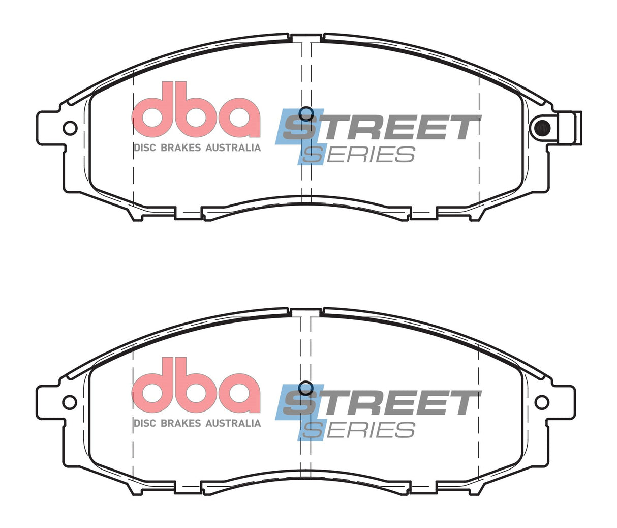Ss Street Series Brake Pads Nissan Navara 1997-2014 Front DB1439SS - DBA