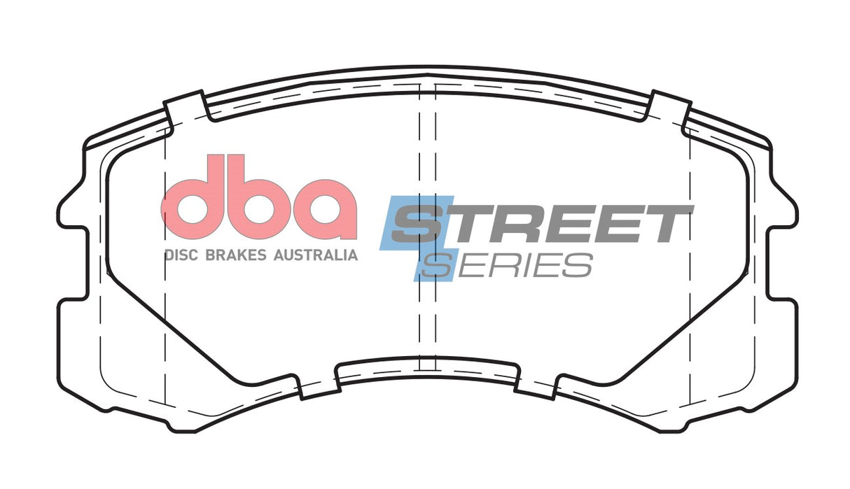 Ss Street Series Brake Pads Mitsubishi Colt & Lancer 2003-2014 Front DB1455SS - DBA