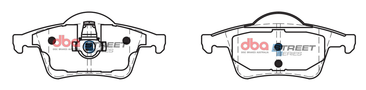 Ss Street Series Brake Pads Volvo 1999-2014 Rear DB1456SS - DBA