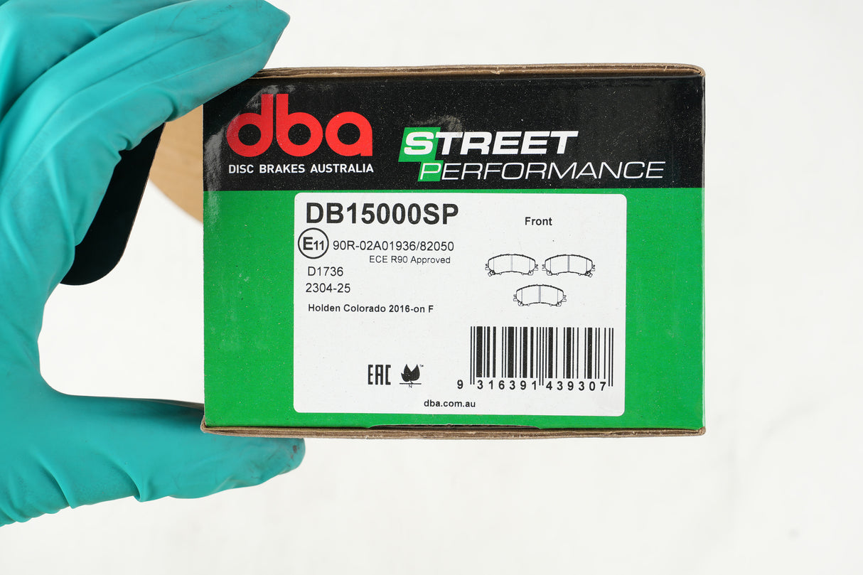 Sp Performance Brake Pads Holden Colorado 2016 On Front DB15000SP - DBA