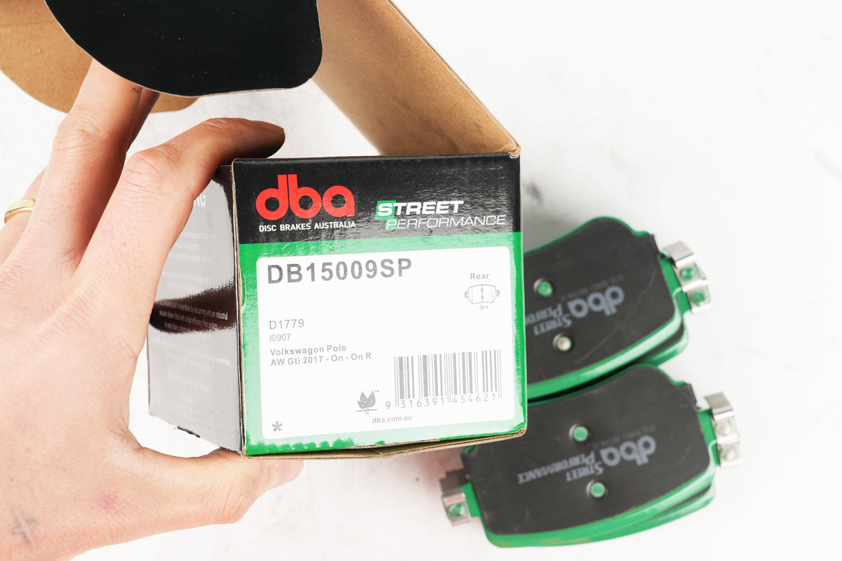 Sp Street Performance Brake Pads Volkswagon Polo Aw Gti 2017 On Rear DB15009SP - DBA