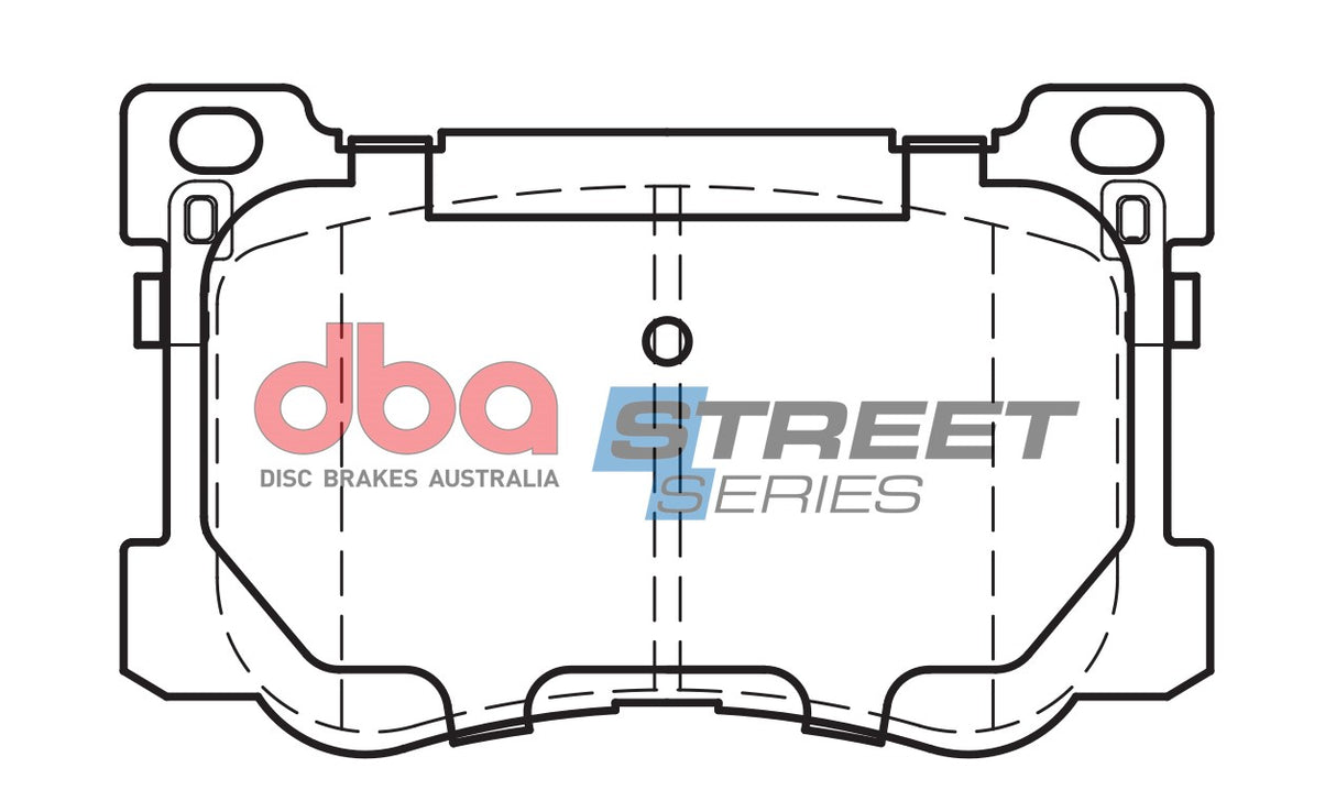 Ss Street Series Brake Pads Hyundai Genesis 2015 On Front DB15021SS - DBA