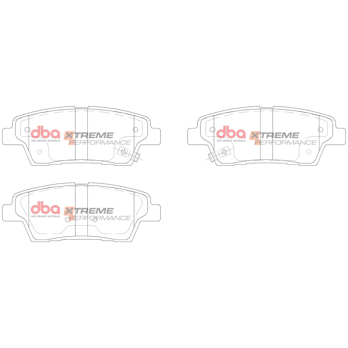 Xp Xtreme Performance Brake Pads Hyundai Genesis 2015 On Rear DB15022XP - DBA
