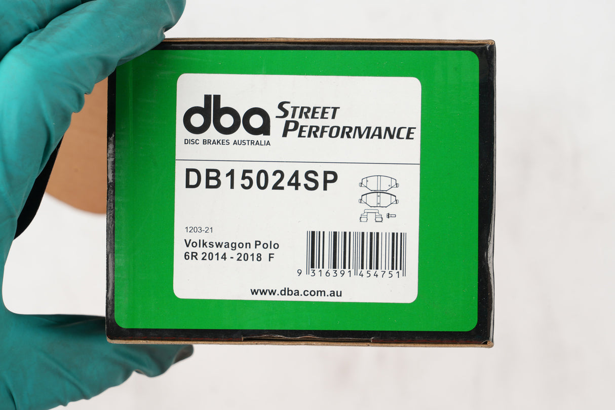 Sp Street Performance Brake Pads Volkswagen Polo 6R 2014 2018 Front DB15024SP - DBA