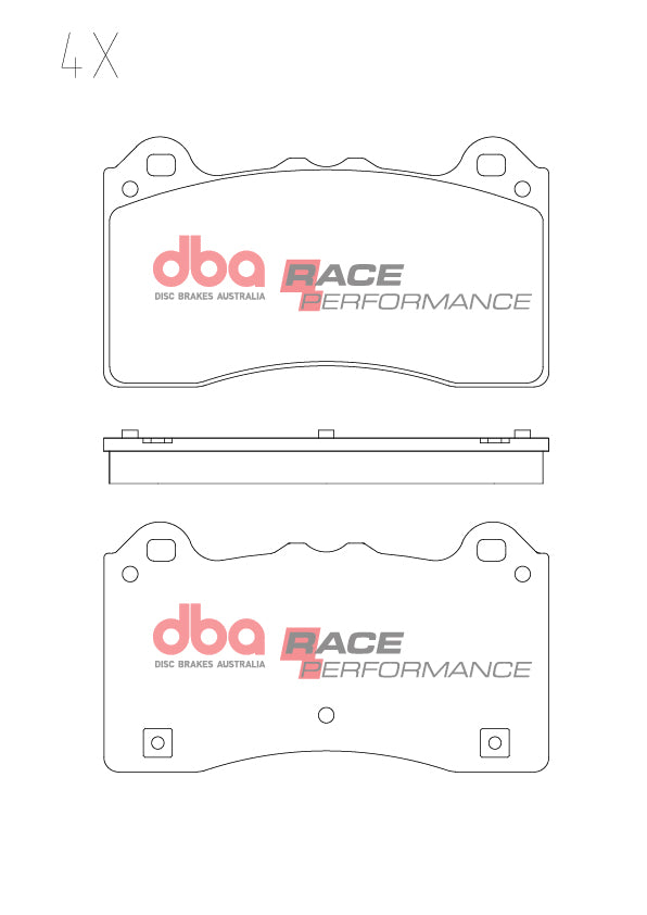 Race Brake Pads Ford Focus 2016 On Front DB15025RP - DBA