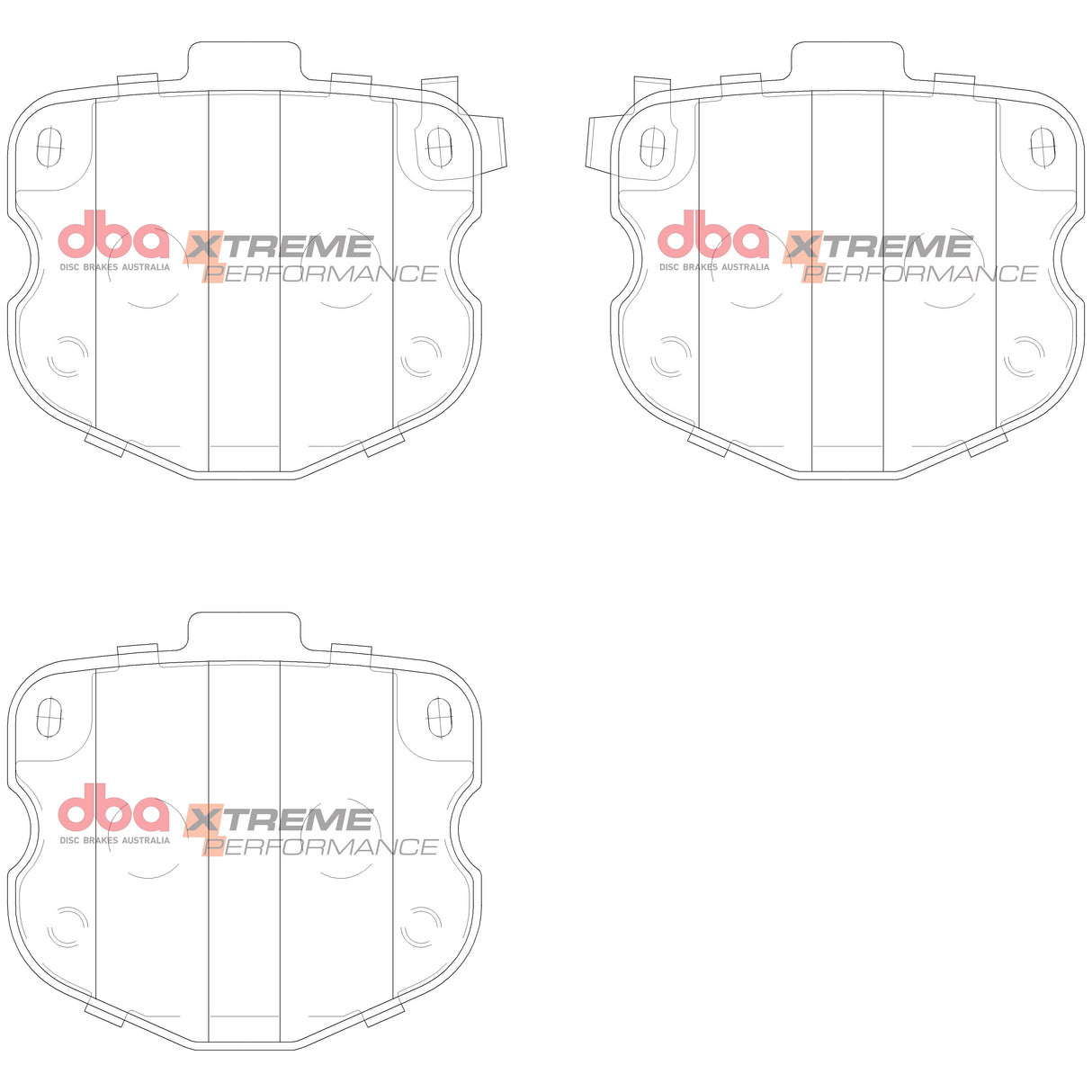 Xp Xtreme Performance Brake Pads Pbr M Series Caliper 12 Pieces Front DB15028XP - DBA