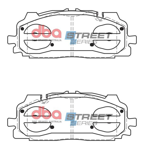Front Street Series Brake Pads DB15030SS - DBA