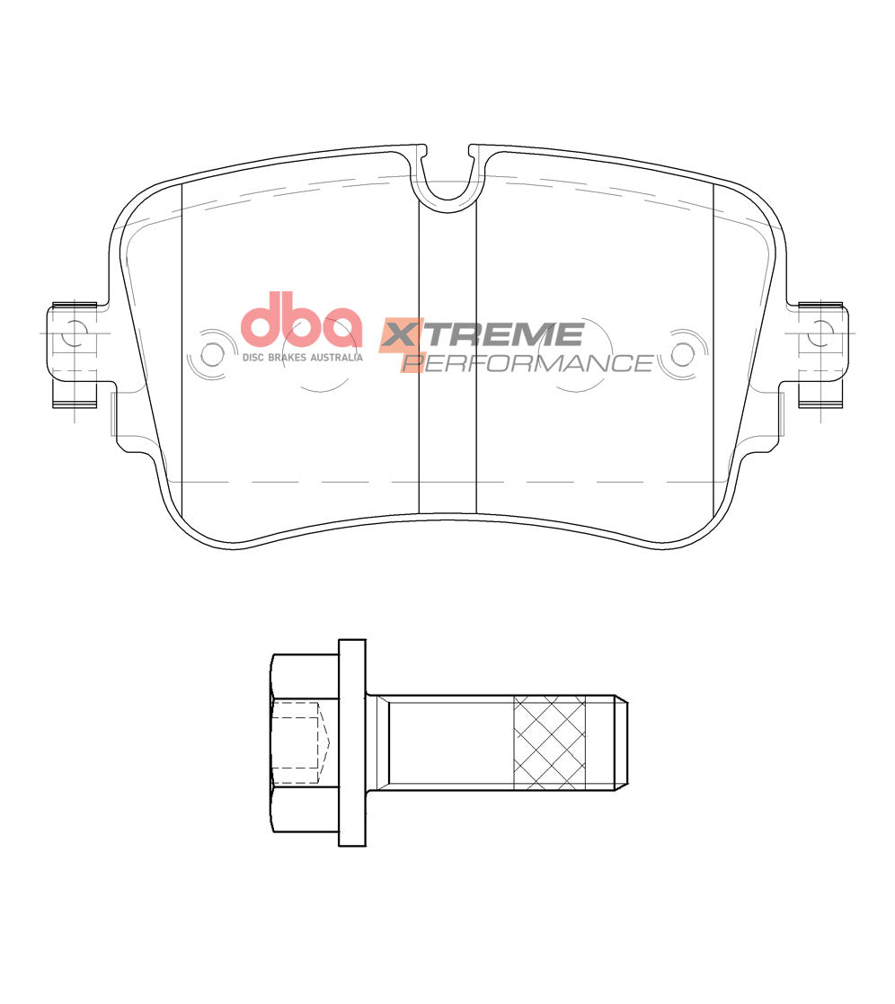 Xp Performance Brake Pads Audi Q7 2016 On Rear DB15031XP - DBA