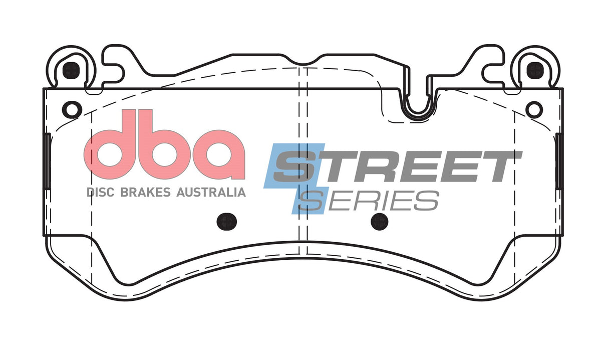 Ss Street Series Brake Pads Mercedes-Benz C63 AMG/CLS63 AMG/SL65 Amg 2017 On Front(suits Wear Sensor DBAWS1 DB15033SS - DBA