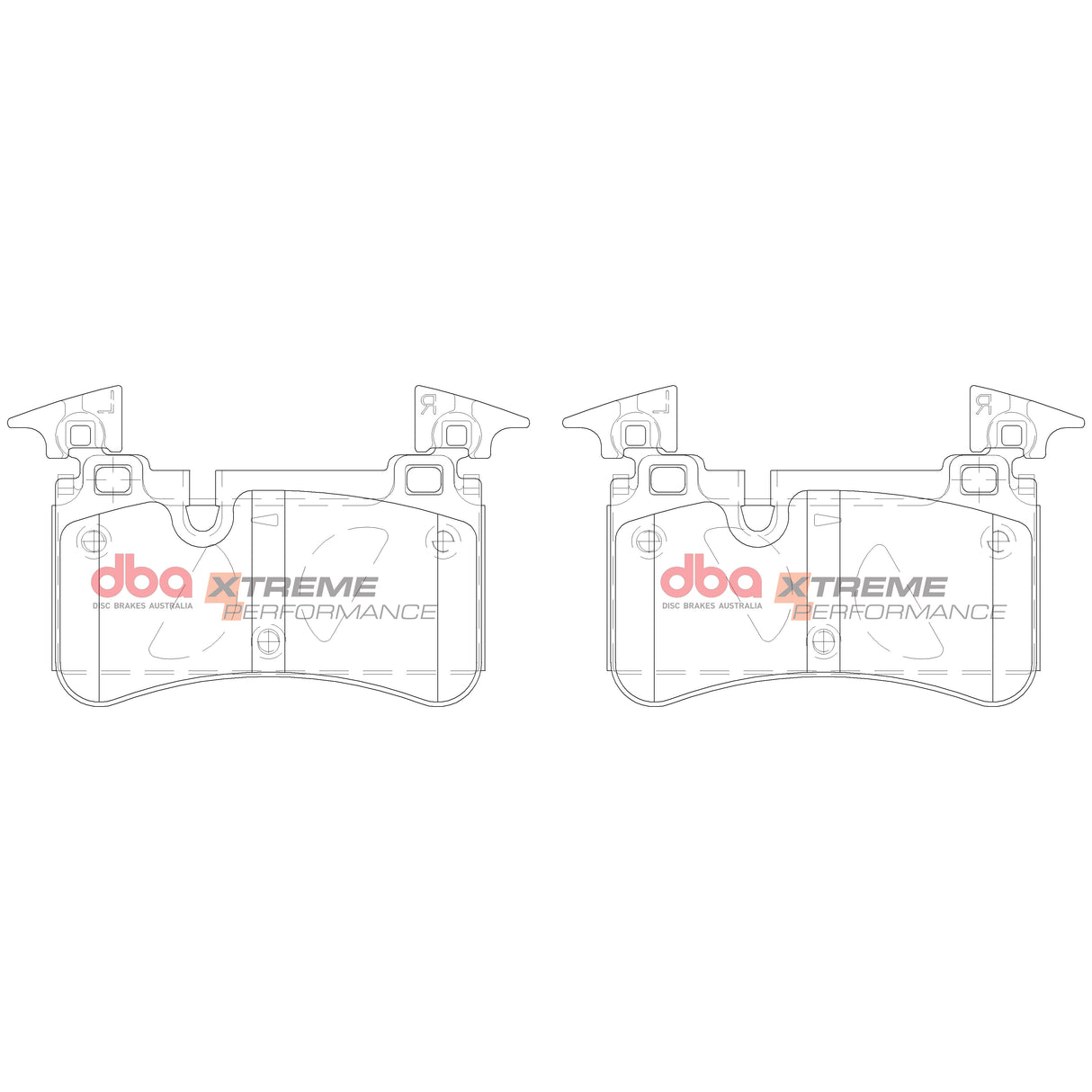 Xp Xtreme Performance Brake Pads Mercedes-Benz C63 C205/SL63 Amg R230 2014 On Rear DB15037XP - DBA