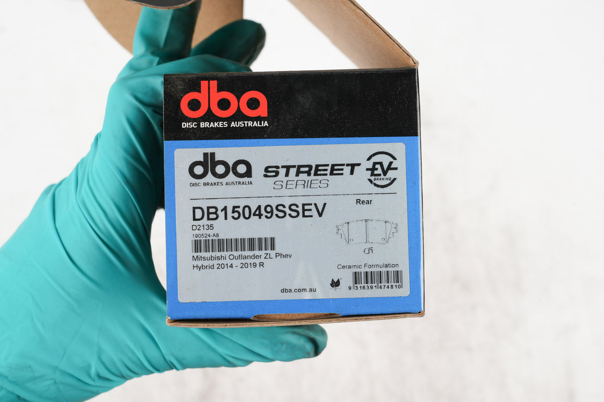 Ssev Street Series Brake Pads Mitsubishi Outlander Zl Phev Hybrid 2014 2019 Rear DB15049SSEV - DBA