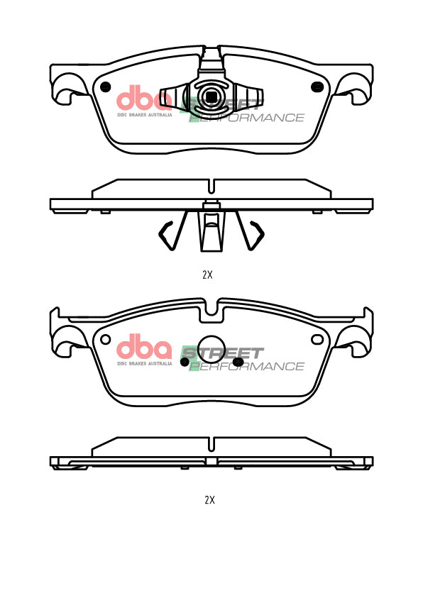 Sp Performance Brake PadsLand Rover Discovery Sport 2017-> Front DB15058SP - DBA