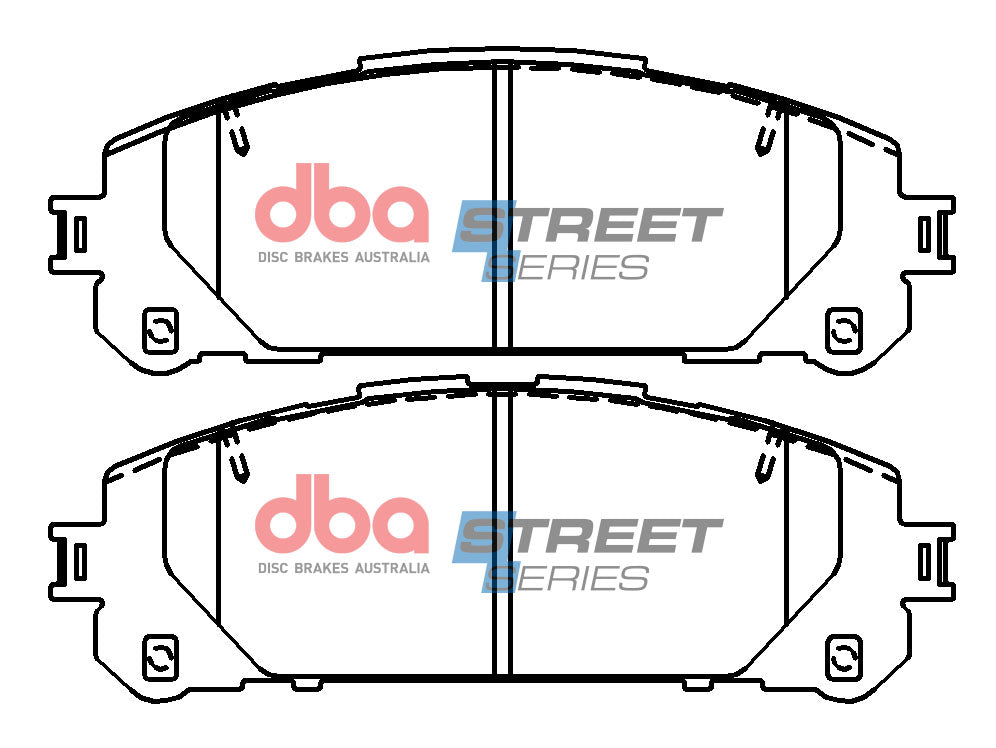 Ss Street Series Brake Pads Toyota Kluger 2021 -> Front DB15067SS - DBA