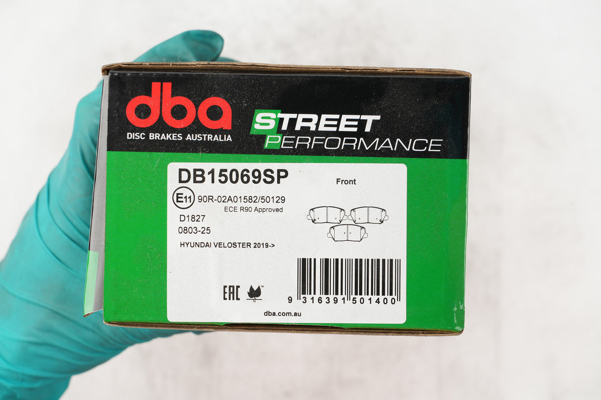 Sp Performance Brake Pads Hyundai Veloster Sr Turbo -Mando Caliper 2012 2019 Front DB15069SP - DBA