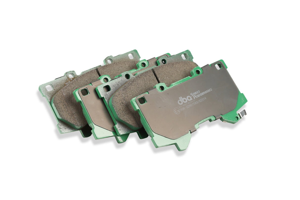 Sp Street Performance Brake Pads Toyota Landcruiser 300 Series 2022 -> Front With Shims Clips And Abutment Clips DB15077SP - DBA