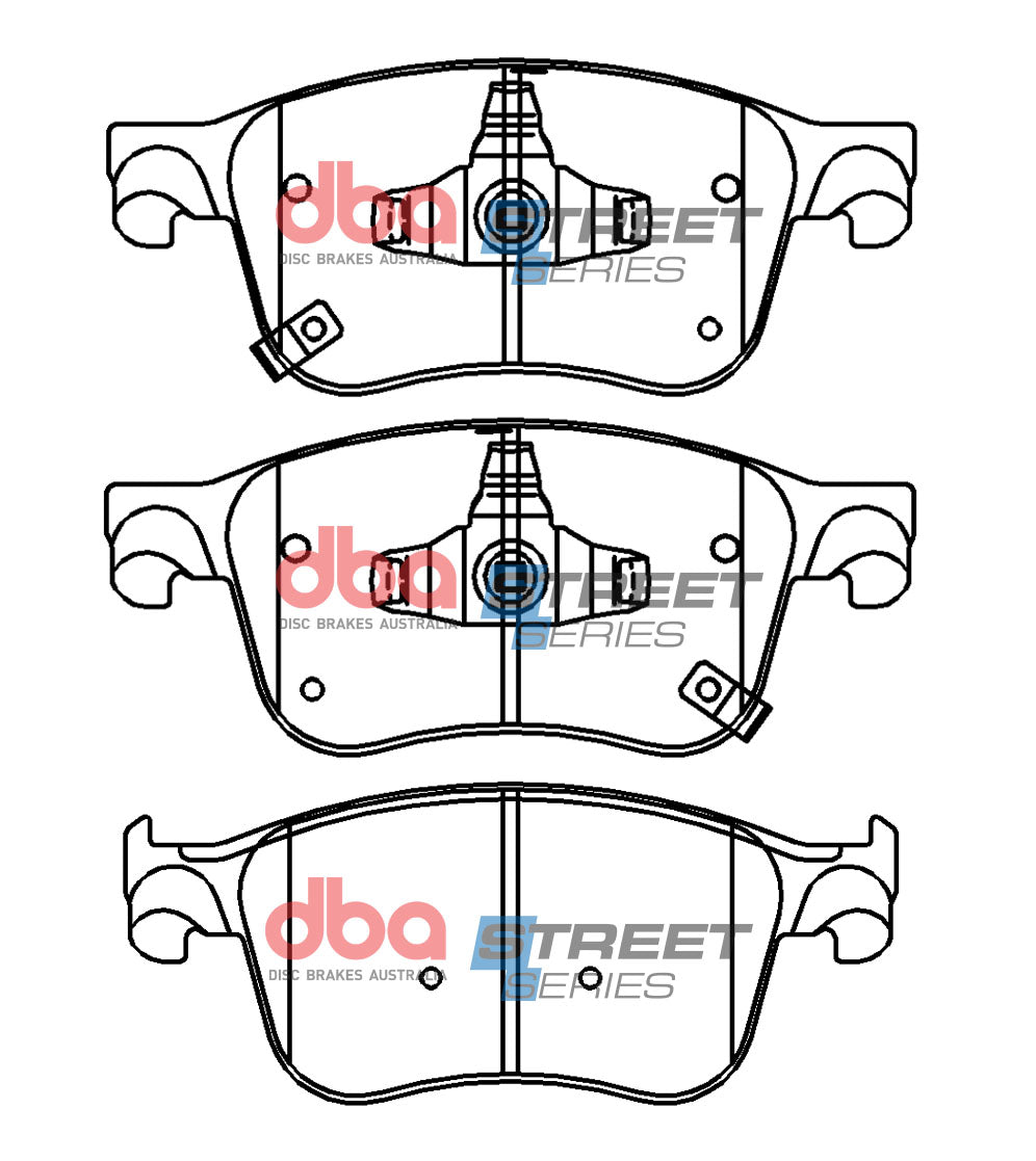 Ss Street Series Brake Pads Honda Accord 2018 On Front DB15087SS - DBA