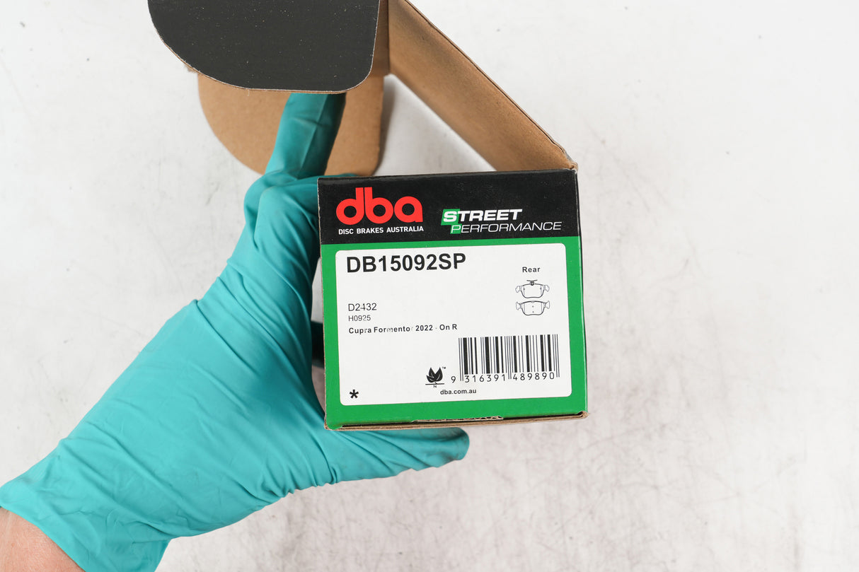 Sp Performance Brake Pads Cupra Formentor 2022 On Rear DB15092SP - DBA