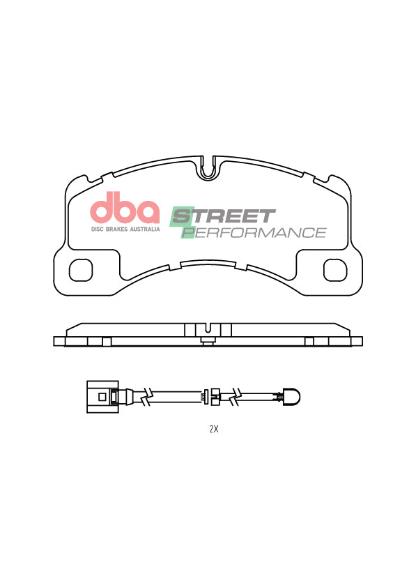 Sp Performance Brake PadsPorsche Cayenne/Taycan Cayenne & Taycan 4S 2014-> Front DB15102SP - DBA