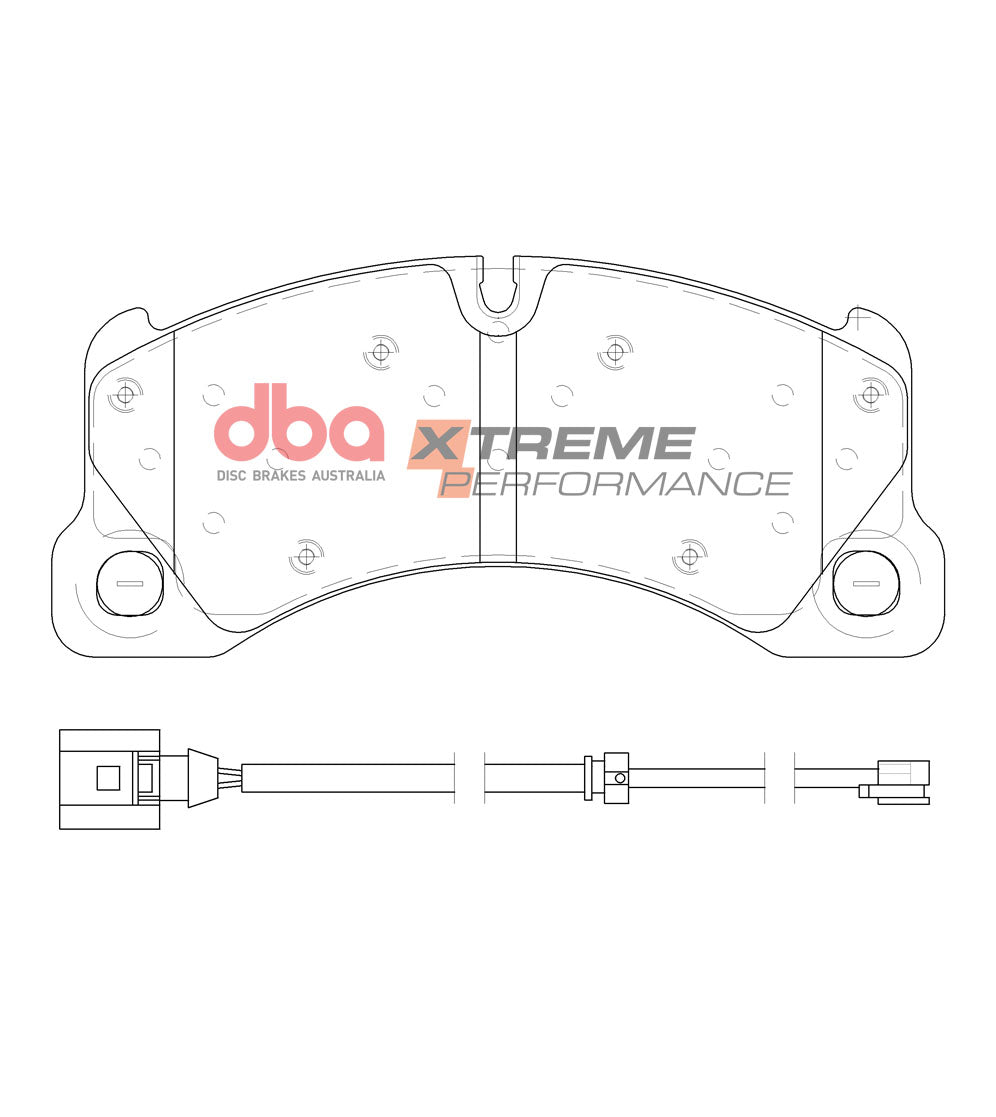 Xp Performance Brake Pads Volkswagen Touareg/Porsche Cayenne 2010 -> Front(suits Wear Sensor DBAWS1115 DBAWS1117 ) DB15102XP - DBA