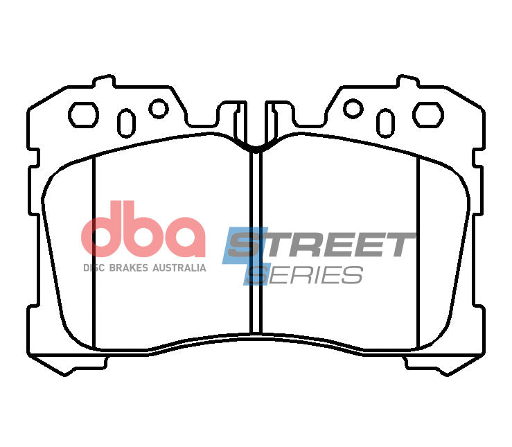 Ss Street Series Brake Pads Lexus LS460/LS600 -> Front DB15104SS - DBA