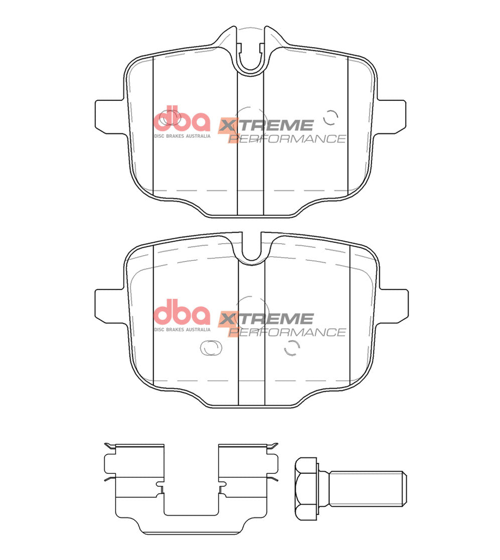 Xp Performance Brake Pads Bmw X3 X4 X5 X7 2017 -> Rear DB15109XP - DBA