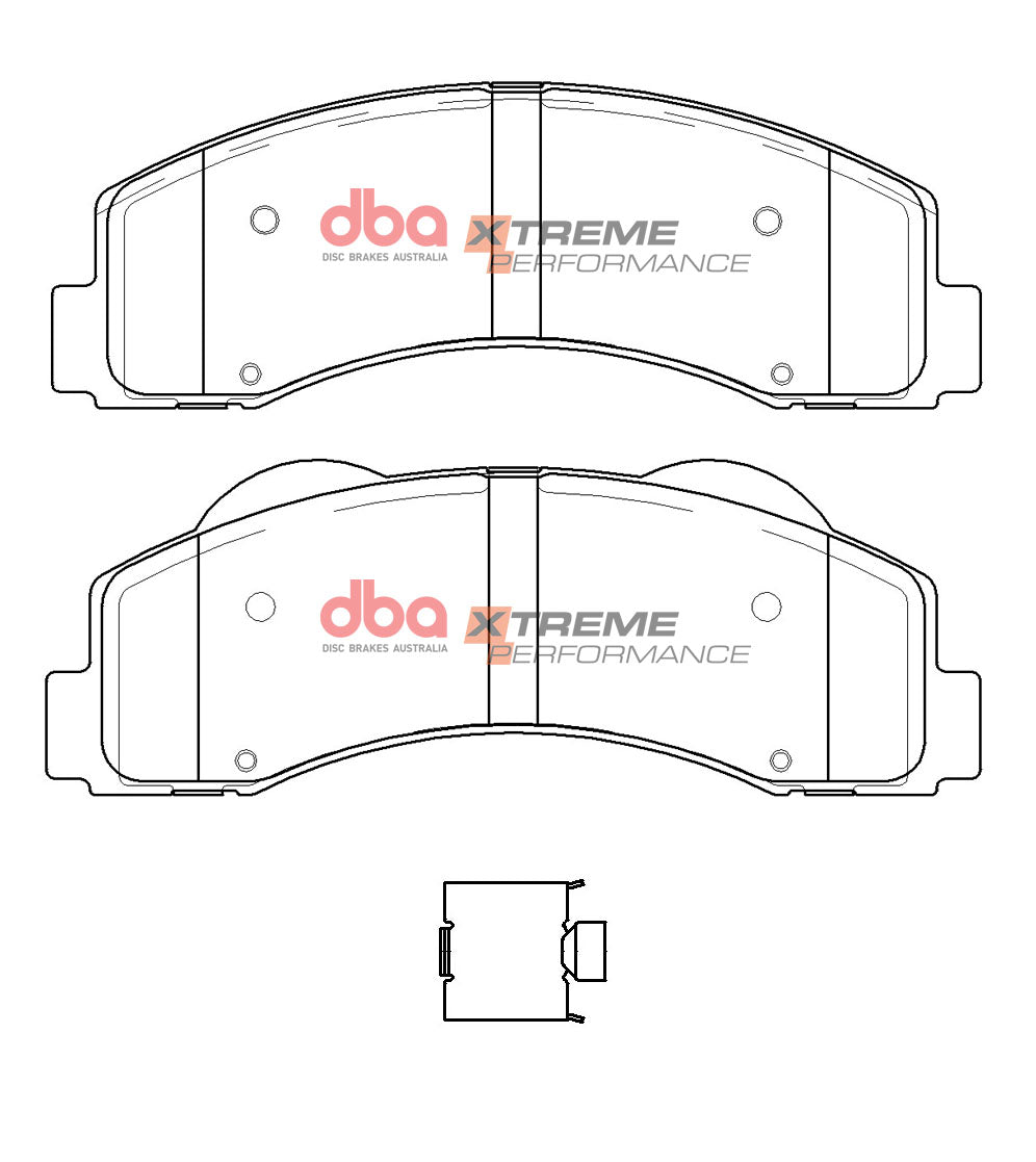Xp Performance Brake Pads Ford F150 2015 -> Front DB15121XP - DBA