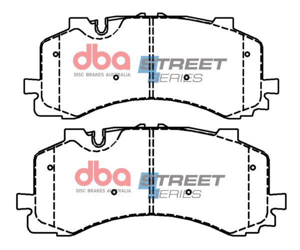 Rear Street Series Brake Pads DB15124SS - DBA