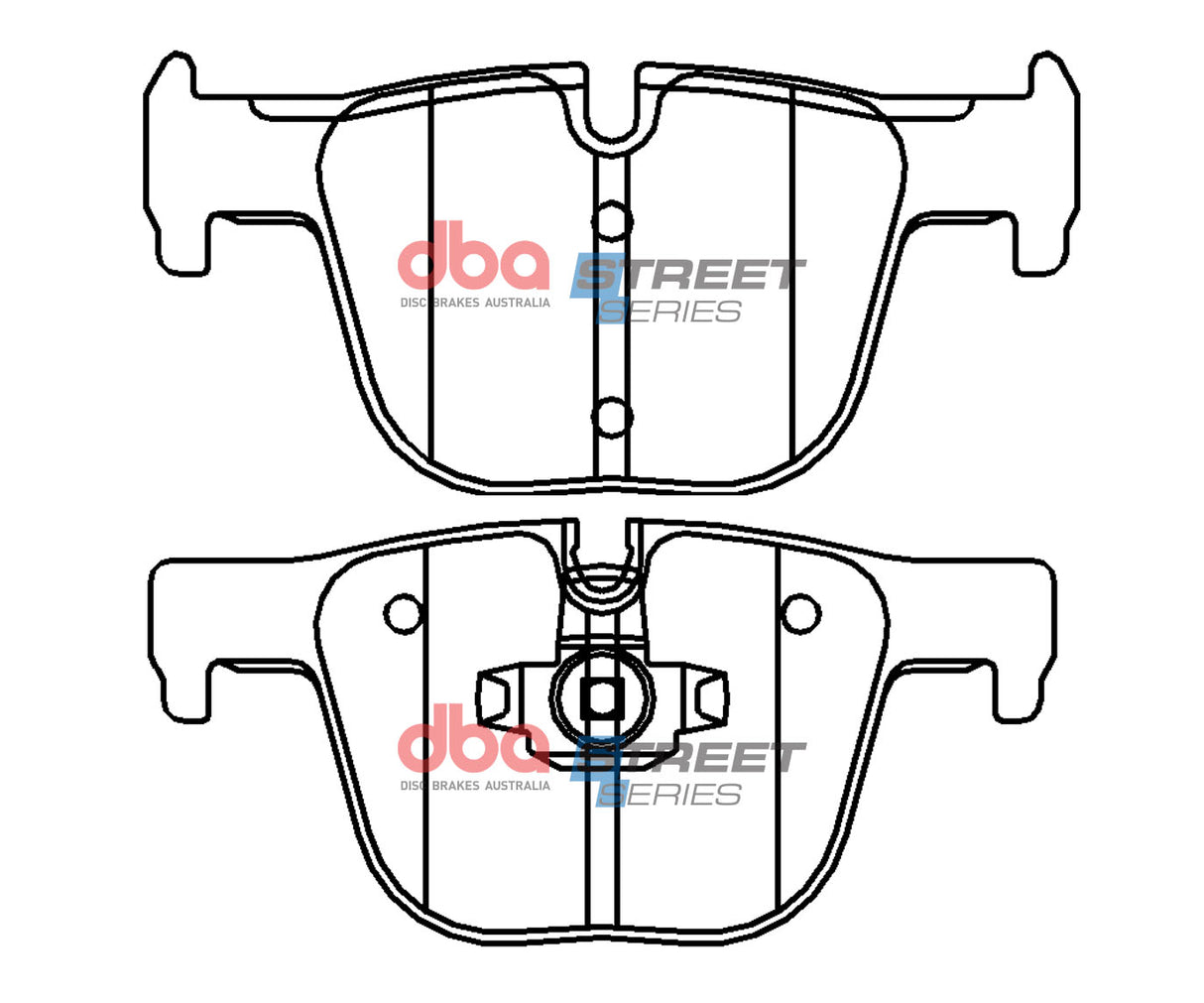 Ss Street Series Brake Pads Bmw 335I 2012 -> Rear(suits Wear Sensor DBAWS1067 ) DB15126SS - DBA