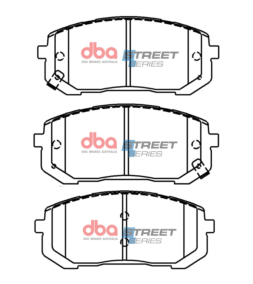 Ss Street Series Brake Pads Hyundai I30 2.0L G4NL 2020 On Front DB15138SS - DBA