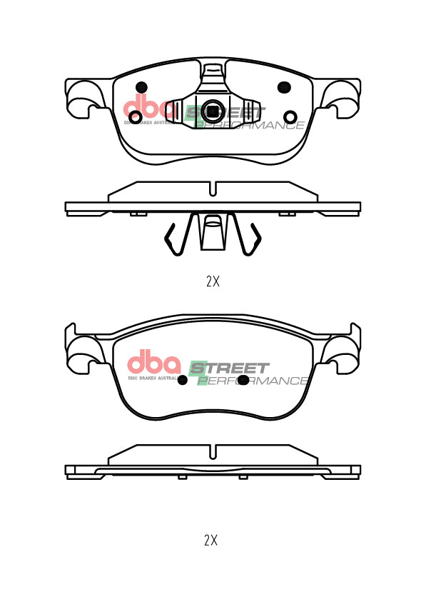 Sp Performance Brake PadsFord Fiesta Wg 1.5L St 2018-2023 Front DB15149SP - DBA
