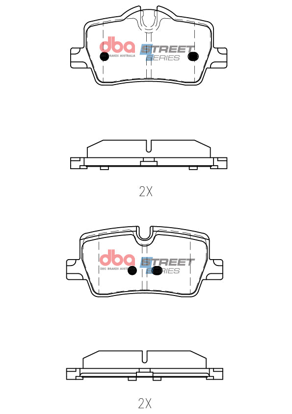 Ss Street Series Brake Pads Bmw 420I 2023 On Rear DB15191SS - DBA