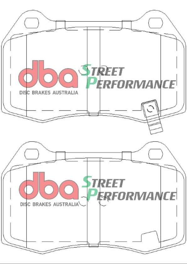 Sp Performance Brake Pads Nissan 350Z & Skyline 1990-2009 Front DB1520SP - DBA
