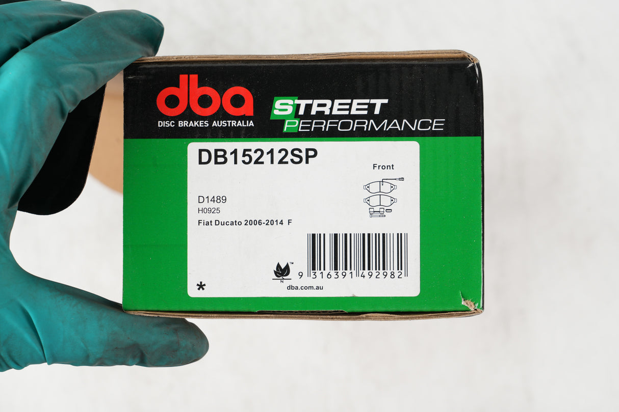 Sp Performance Brake Pads Fiat Ducato 2006-2014 Front DB15212SP - DBA