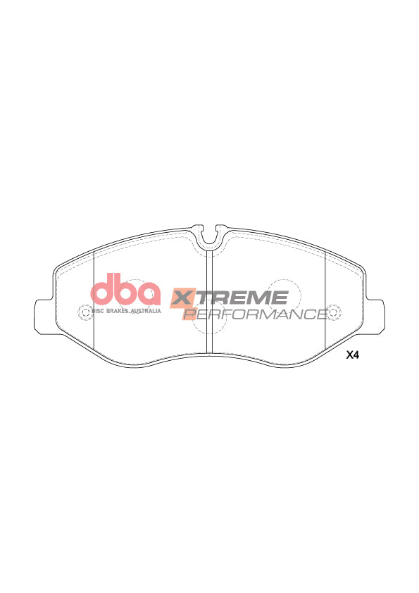 Xp Performance Brake Pads Mercedes-Benz Vito Van 119 2015 On Front DB15220XP - DBA