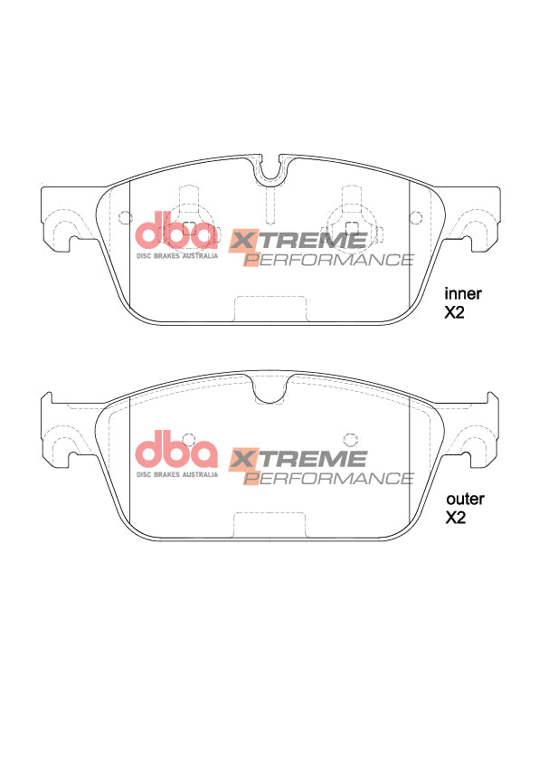 Xp Performance Brake Pads Mercedes-Benz Gl Gle Gls Ml 04/2012-01/2019 Front DB15261XP - DBA