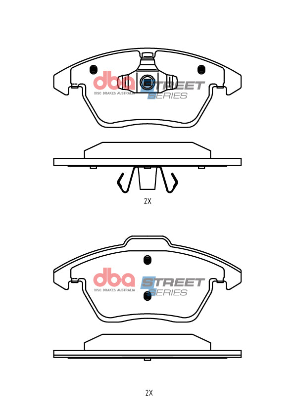 Ss Street Series Brake Pads Peugeot 3008 115KW EP6CDT 1.6L 2009 2016 Front DB15308SS - DBA