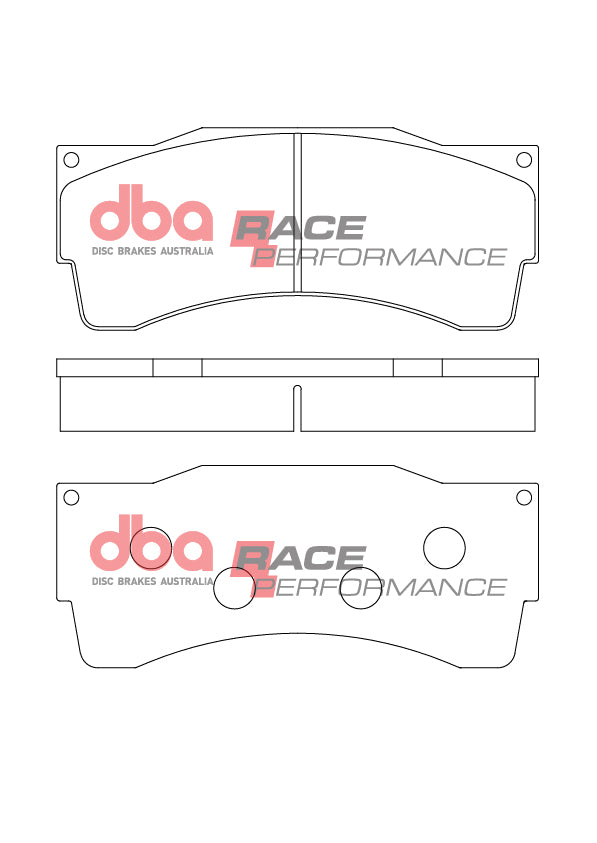 Race Brake Pads Suits Ap Racing Caliper Family CP9665. (Fastrack Racing) 2000 -> Front DB15327RP - DBA