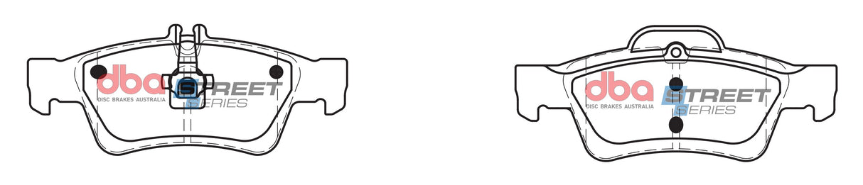 Ss Street Series Brake Pads Mercedes 1999-2014 Rear(suits Wear Sensor DBAWS1109 ) DB1657SS - DBA