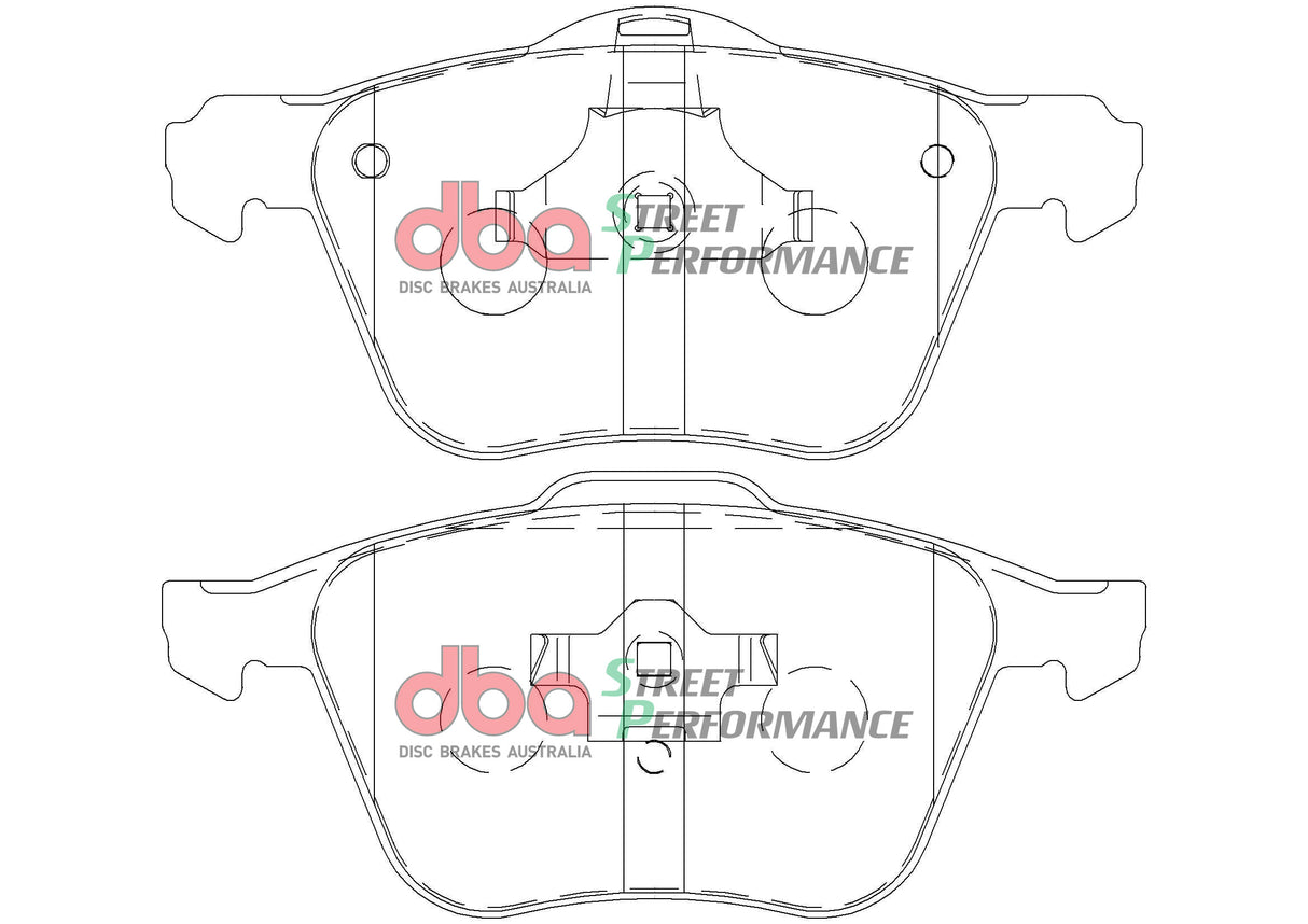 Sp Performance Brake Pads Ford Focus/Volkswagen/Volvo Front DB1658SP - DBA