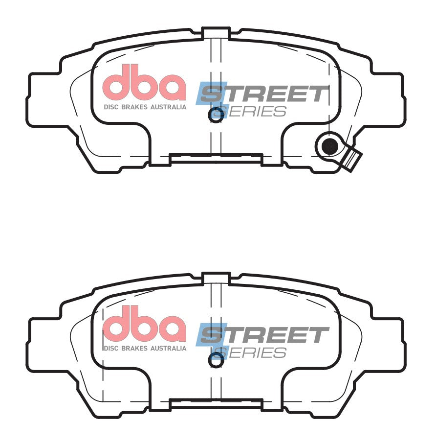 Ss Street Series Brake Pads Toyota 1999-2014 Rear DB1660SS - DBA