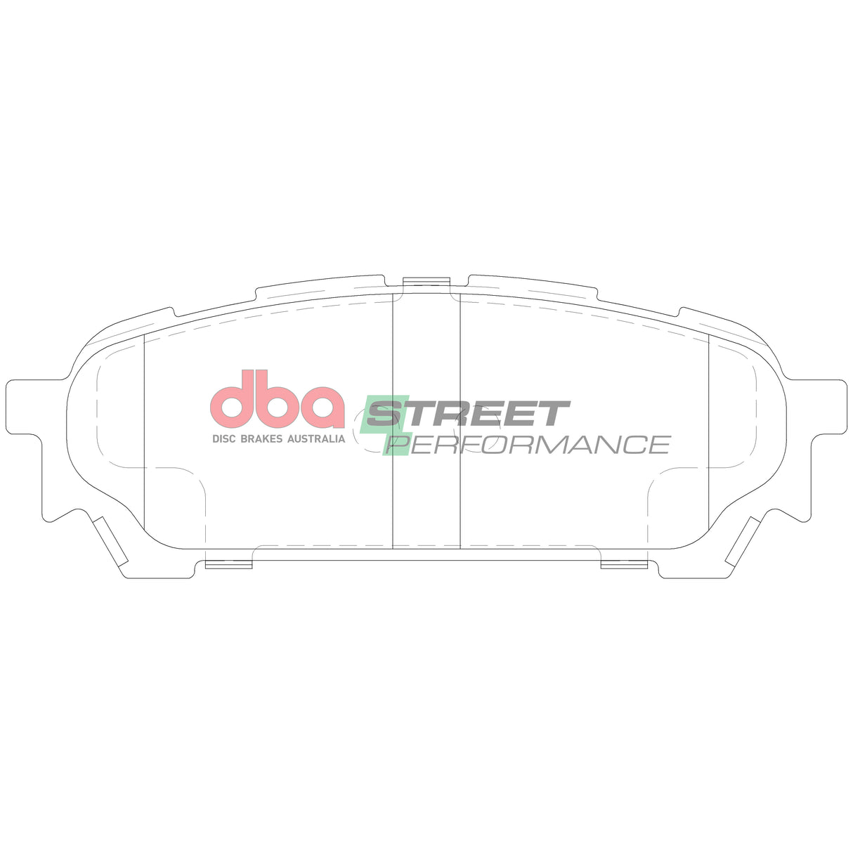 Sp Street Performance Brake Pads Subaru 2003-2009 Rear DB1672SP - DBA