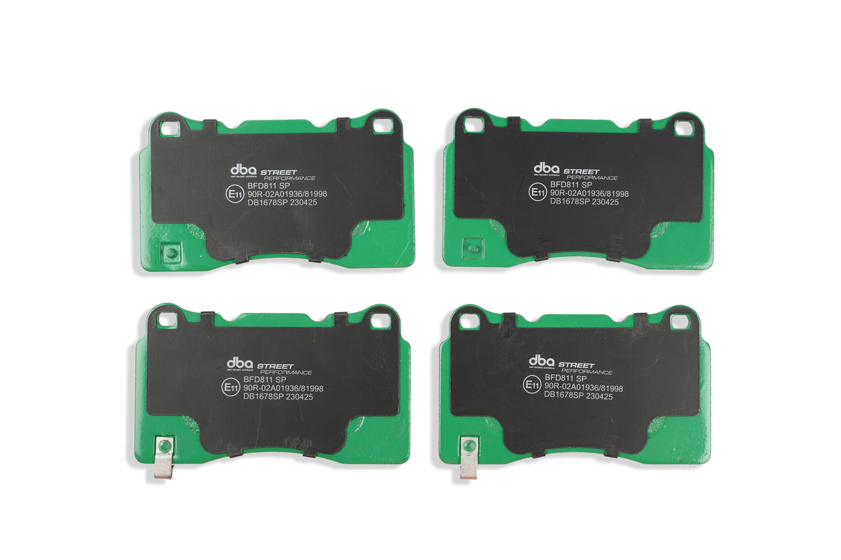 Sp Performance Brake Pads Holden/Mitsubishi/Subaru & Volvo 1998-2014 Front Brembo Caliper R90 Approved DB1678SP - DBA